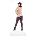 S, Drapp ribbed knit long sleeve turtleneck top, wholesale