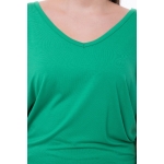 Top cu maneca scurta Capri vascoza verde, en gros
