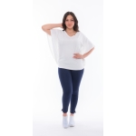LXL, Дамски топ с къс ръкав Butterfly (екрю), продажба складове на едро