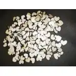 Mini inimioare din lemn pentru decor - 2 cm