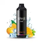 [ 7000 ] Mango Ice Vape Reincarcabil, 0% (FARA) NICOTINA [WEIß], en gros Supreva