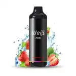 [ 7000 ] Strawberry Banana Ice Vape Reincarcabil, 0% (FARA) NICOTINA [WEIß], en-gros Supreva
