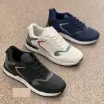 Pantofi sport barbat, 40-45, Negru/Gri/Alb/Rosu