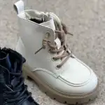Боти за момиче, с косъм за зимата, 32-37, Бели