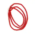 Colier de perle roșii 120 cm