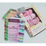6 db-os prémium macaron box - csokoládé