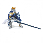 Figurina Papo Rege cu blazon dragon (albastru), 18 x 9 x 10 cm, en-gros