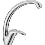 Кухненски смесител с висок чучур Inter Ceramic ОЛИВИЯ, ICF 7113030C M7313, Месингов, Хром, Керамичен затварящ механизъм 35мм, Стоящ монтаж, Една ръкохватка, b2b платформа