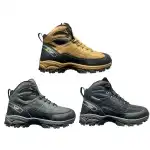 Men's boots, with hair, 40-45, with check, grey/black