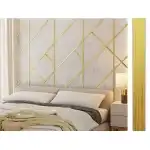 Gold brushed stainless steel plate 1.5 x 270cm, wholesale
