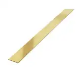 Gold brushed stainless steel plate 5 x 270cm, wholesale