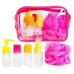 Travel container and pouch set 90001 Neon Travel, IDC Institute