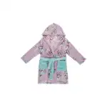 Халат за деца Lila Frozen с качулка 5-6 години, Супрева на едро