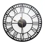 Metal wall clock, Vintage, Roman numerals, diameter 60 cm, wholesale Supreva
