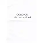 Condica de prezenta A4, 50 file Angro Supreva