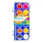Acuarele, 12 culori, 28 mm , pensula - S-COOL Engros Supreva
