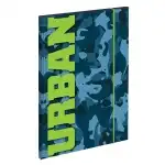 Премиум папка, гланц, Military Blue, затваряне с ластик 23.5x31.5 cm S-COOL Търговия на едро Supreva