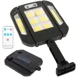 Lampa solara pliabila, 136 led-uri, Senzor miscare, Senzor intuneric, Telecomanda, engros Supreva