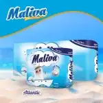 Toalettpapír Maliva Atlantic Scented 3 réteg 4 tekercs, 17 m, Supreva nagykereskedelem