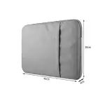 Universal Laptop Case, 600D Polyester Material, Front Pocket, Modern Design, Dimensions 40x2x30cm, Gray, wholesale Supreva