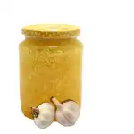 Miód akacjowy z czosnkiem 950g, hurt