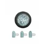 Glitter Turquoise Pixel effect No.04 Laloo, angro Supreva