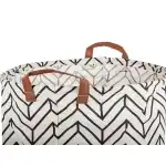 Folding textile laundry basket, 45 liters, White, 40x35 cm, wholesale Supreva
