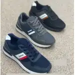 Мъжки спортни обувки, 40-45, сиво/синьо, "Speed"