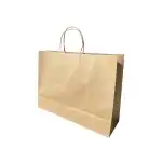 Sacosa hartie cu maner, 430x150x410 mm, natur, en-gros