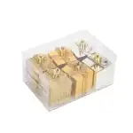 Set decor brad cadou auriu 45 cm 6 buc, en gros