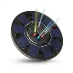 Lampa solara pentru iazuri/piscine LED RGB acumulator Ni-MH - 3.7V - 18650 1500 mAh debit apa 100 - 150 l/h, engros