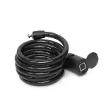 Antifurt bicicleta Skycandle Inchidere digitala Citire amprente Indicator LED 150 cm Negru, engros