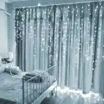 Perdea luminoasa - 100 LEDuri - alb rece - IP44 - 22 m - 8 programe, angro