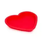 Forma de copt din silicon in forma de inima rosie Family Pound, en-gros