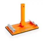 Suport de mana pentru slefuire cu hartie abraziva 210 x 105 mm Material plastic Portocaliu, angro
