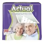 Paturici absorbante pentru pat, Adult Actual Double, 90x60 cm, 30 bucati, engros Supreva