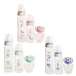 Zestaw 2 butelek 125 ml, 250 ml + smoczek w pudełku do sterylizacji Minut Baby 0+ 3 kolory, hurt Supreva