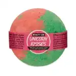 Musująca kula do kąpieli z witaminą E i truskawkami, Unicorn Kisses, Beauty Jar, 150g, hurt