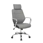 Scaun directorial US65, gri, 57x68x114-124 cm, engros Supreva
