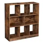 Мини библиотека, кафява, 86х28х94,5 см, Супрева на едро