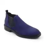 Buty męskie Dylan zamszowe niebieskie seria 5 szt. hurtowo