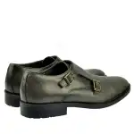 Pantofi barbati Jerry, piele box, Gri, serie 6 buc, en-gros