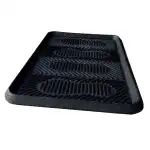 Shoe tray, black, 40x60 cm, wholesale Supreva