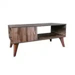 Retro coffee table, brown, 100x50x45 cm, wholesale Supreva