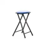 Malaga folding stool, blue, 30x30x45 cm, wholesale Supreva