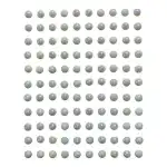 Perle autoadezive pentru machiaj Pearl Drops, pentru fata, corp, unghii, Chique (110buc)