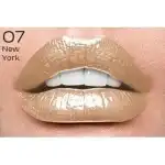 Ruj lichid Vivat Shine, Metallic Effect, Revers New York 07