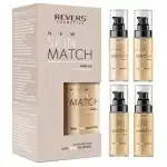 12 részes készlet Mattító alapozó a bőrtónushoz igazodva New Skin Match