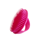 Hair massage brush, plastic, PINK, wholesale