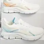 Női sportcipő, 36-41, textil, fehér-kék, fűzős, "Love You"